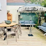 Villa8pers 3'piedplage Pleincentre Piscine Parking Wifi *