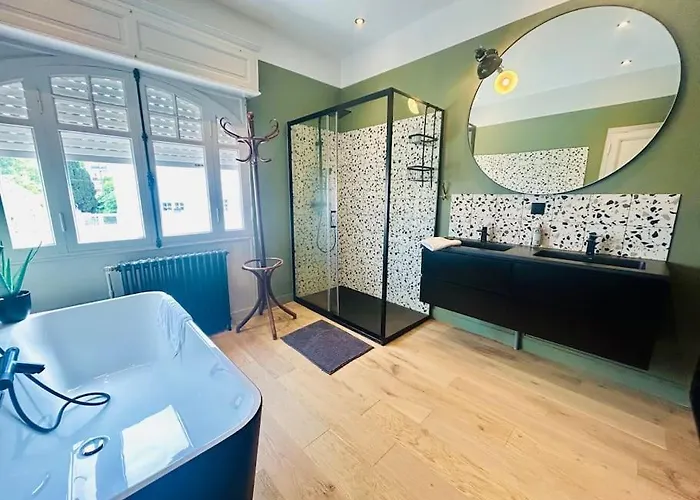 ヴィラ Villa8pers 3'piedplage Pleincentre Piscine Parking Wifi *