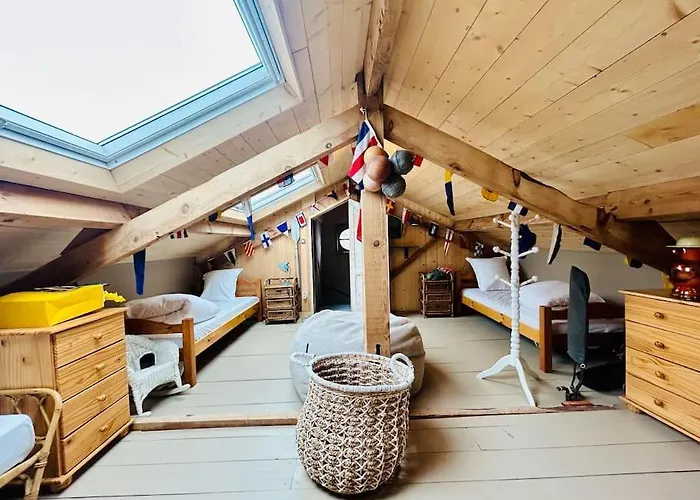 ヴィラ Villa8pers 3'piedplage Pleincentre Piscine Parking Wifi